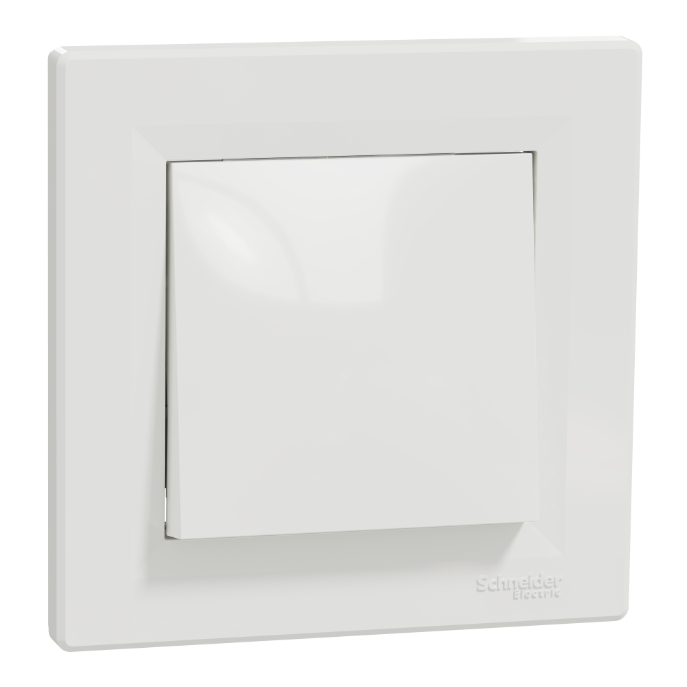 Interrupteur poussoir Schneider Asfora blanc - 6 A - 230 V Interrupteur poussoir Schneider Asfora blanc - 6 A - 230 V