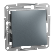 Asfora Interrupteur simple allumage Acier